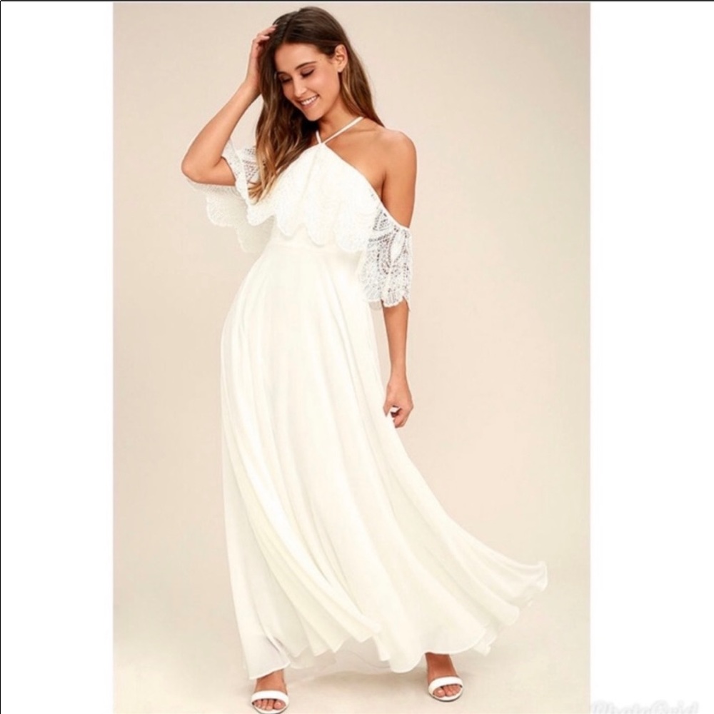 Lulu white maxi xs